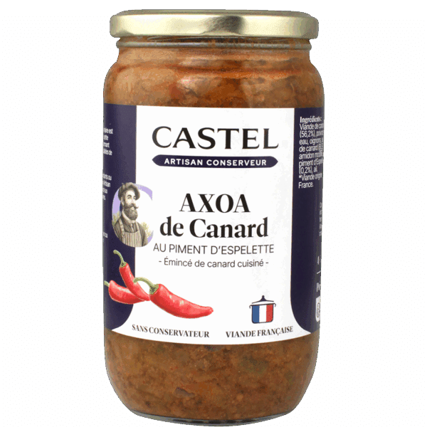 Axoa de canard piment d'Espelette / Bocal 800g
