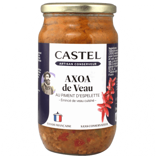 Axoa de Veau piment d'Espelette / Bocal 800g