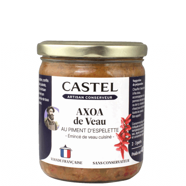 Axoa de Veau piment d'Espelette / Bocal 400g