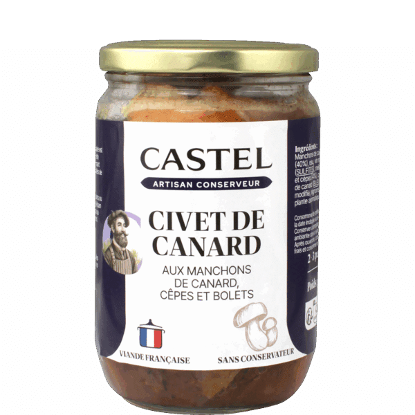 Civet de canard aux cepes / Bocal 600g