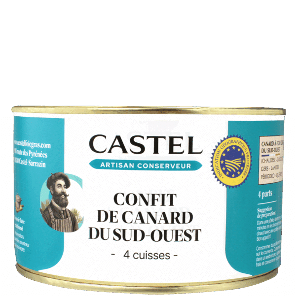 Confit de canard IGP Boîte 4 cuisses