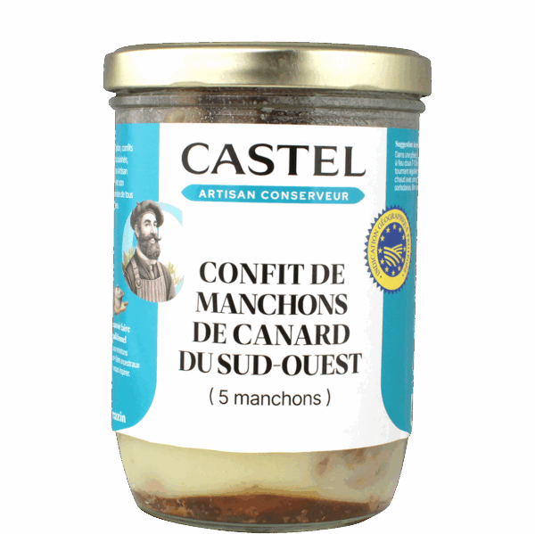 Manchons de canard confits  IGP  Bocal 5 manchons