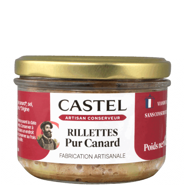 Rillettes pur canard / Bocal 180g