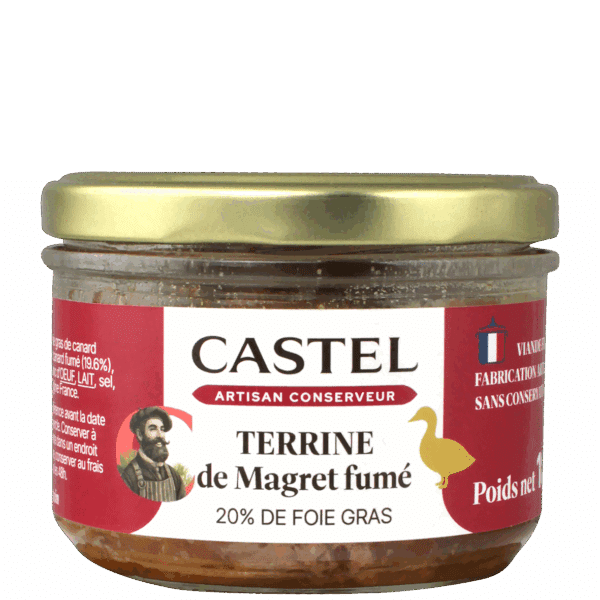 Terrine de magret fume au Foie Gras (20%) / Bocal 180g