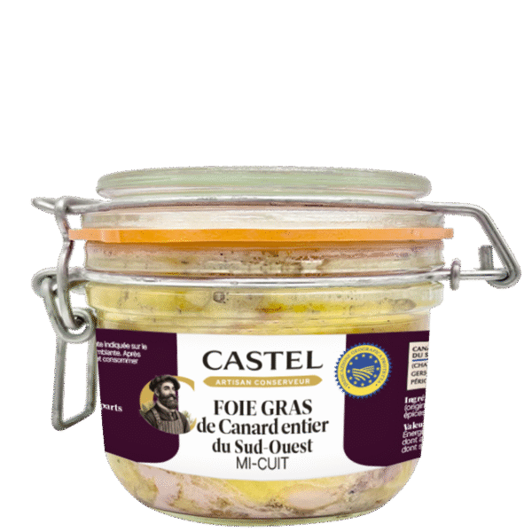 Foie gras de canard entier Mi - Cuit IGP 180g